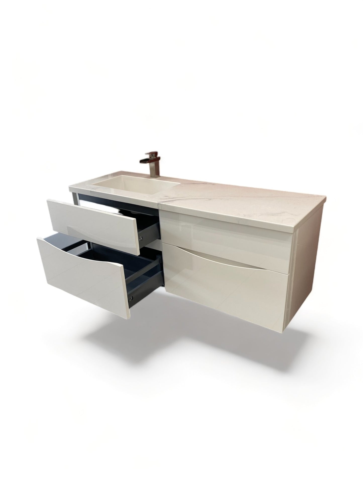 Glide White Vanity