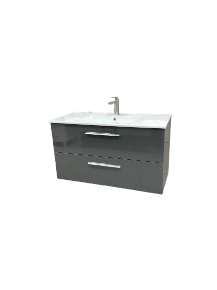 Slim/Noah Grey Suspended Vanity 40"